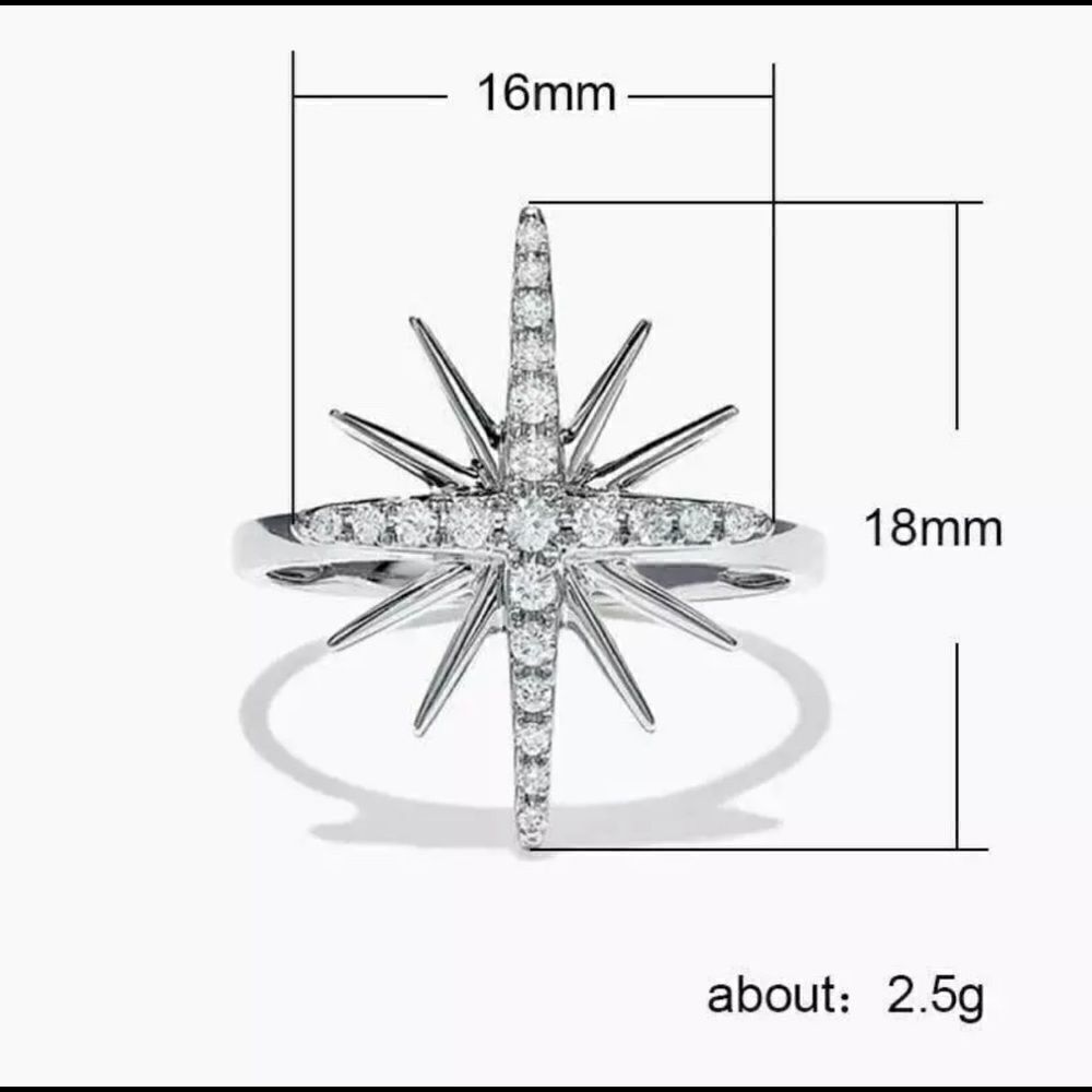 š«SilverāStarā
CZĀ Diamondā
Ring - Picture 4 of 7